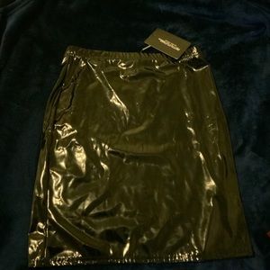 Leather skirt